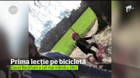 David Beckham cel mai mândru tătic