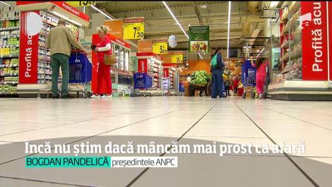 Românii încă nu ştiu ce mănâncă. În timp ce vecinii noştri au anunţat că produsele alimentare sunt mult sub calitatea celor din Vest, autorităţile ţin la secret o anchetă de maximă importanţă