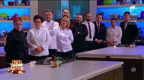 Lupta între cei trei chefi, mai aprigă ca niciodată! E război în bucătărie. Juraţii, traşi la răspundere de Bontea şi Scărlătescu: "Unde aţi văzut voi aşa ceva?"