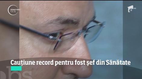 Cauţiune record pentru Nicolae Duţă, fostul preşedinte al CNAS