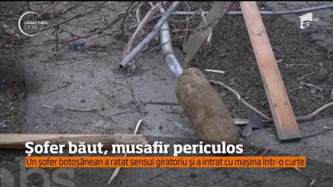 Accident produs în Botoşani. Un barbat care se pregătea să-şi parcheze maşina în curtea casei sale, s-a trezit că. altcineva i-a luat-o inainte