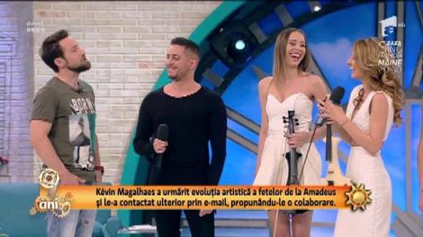 În călătoria sa în jurul lumii, Magellan a ajuns la București! Fetele de la Amadeus i-au fost aproape!