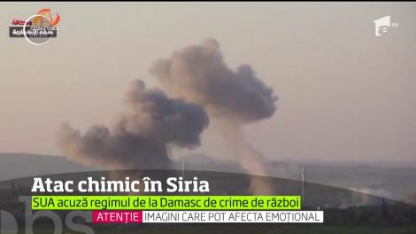 Cel puţin 58 de oameni au murit în urma unui presupus atac cu arme chimice, într-o provincie controlată de rebelii din Siria
