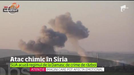 Cel puţin 58 de oameni au murit în urma unui presupus atac cu arme chimice, într-o provincie controlată de rebelii din Siria