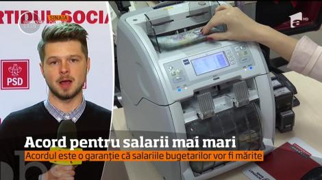 Primul pas pentru creşterea salariilor bugetarilor va fi făcut azi