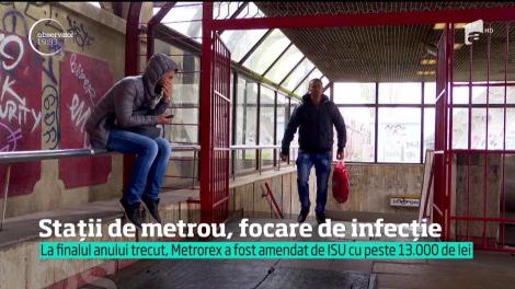 Tavane din care curge apa, staţii care nu au fost văruite de ani de zile şi mizerie! Cu toate astea, Metrorex investeşte peste 30 de milioane de euro în.. pază