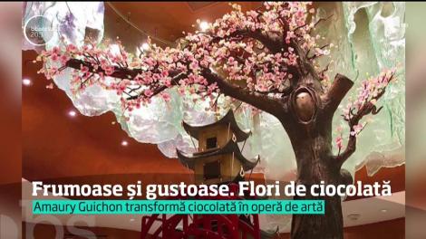 Un artist francez creează dulciuri delicioase, în formă de trandafiri, bujori sau orhidee