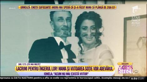 Lacrimi pentru îngerul lor! O mamă şi o mireasă sunt copleşite de durere!