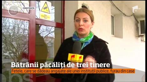 Trei tinere au jefuiti mai mulşi bătrâni din Constanţa