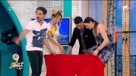 Ciprian Marica, prins între Flavia și Amalia. Fostul dinamovist s-a descurcat de minune cu cele două frumuseți de la „Neatza”