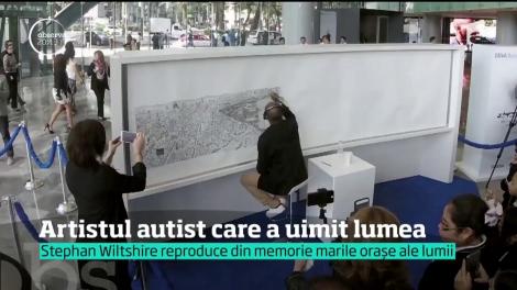 La 13 ani lansa prima carte de desene, este decorat de Prinţul Charles şi are propria galerie în Londra. Stephen, artistul diagnosticat cu autism care uimeşte lumea cu talentul său