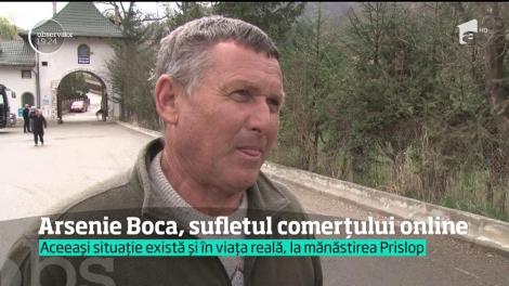 Părintele Arsenie Boca, sufletul comerţului pe Internet!  Un sâmbure de caisă pe care ar apărea chipul monahului, scos la vânzare pentru 2.000 de euro