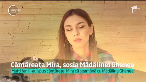 Nu, nu este Mădălina Ghenea! Mira seamănă izbitor cu actriţa şi este cântăreaţă. Tânăra a scos şi primul videoclip
