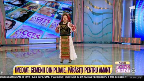 Saveta Bogdan cântă la Acces Direct!