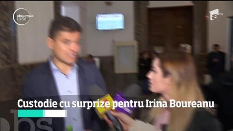 Custodie cu surprize pentru Irina Boureanu