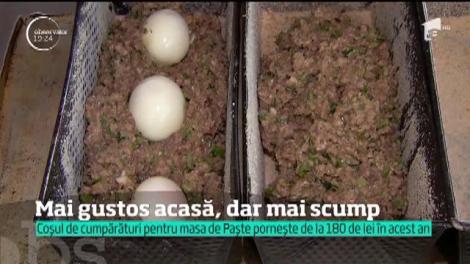 Majoritatea gospodinelor preferă să gătească acasă bucatele pentru masa de Paște