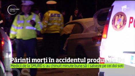 Doi părinți au murit într-un accident provocat de fiul lor, pe o stradă din Capitală