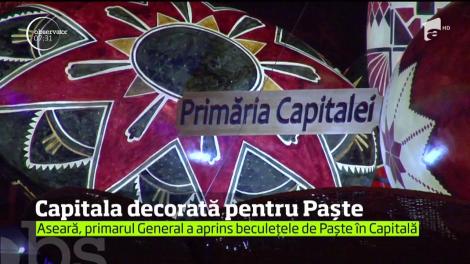 Capitala decorată pentru Paște