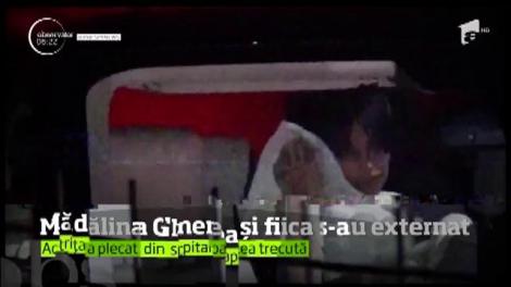 Mădălina Ghenea și fiica s-au externat din spitalul de lux din Capitală