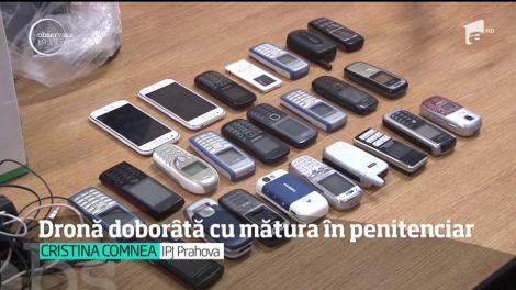 Angajații Penitenciarului din Ploiești au doborât o dronă cu o mătură