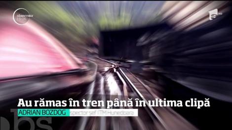 Mecanicii trenului deraiat din județul Hunedoara știau că nu mai au frâne