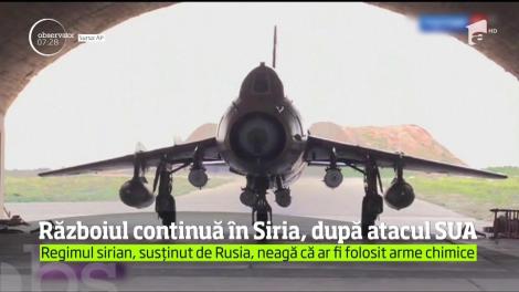IMAGINI CUTREMURĂTOARE! Războiul continuă în Siria, după atacul Statelor Unite
