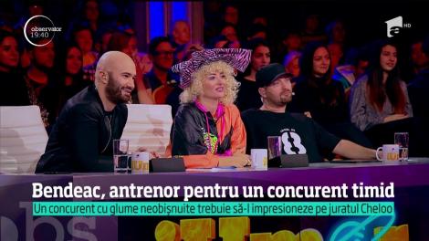 Mihai Bendeac, antrenor pentru un concurent timid