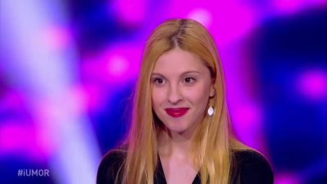 Alina Păduraru, număr de stand up comedy: "E prima mimoză de care îmi place"