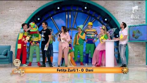 Provocarea ”5 secunde”. Fetiţă Zurli vs. Iepuraşul Dani Oţil