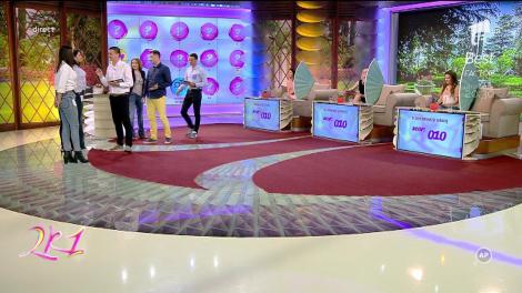 Probă de divorţ, în direct, la 2k1! Bărbaţii nu-şi pot desprinde ochii din decolteul lor