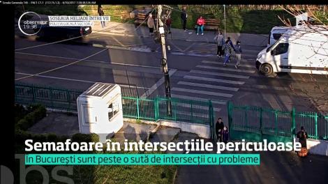 Intersecțiile periculoase, din Capitală, vor fi dotate cu semafoare şi introduse în sistemul de monitorizare a traficului