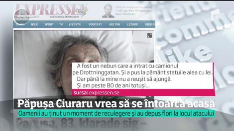 Românca rănită în atentatul de la Stockholm vrea să se întoarcă în țară