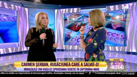 Carmen Şerban, despre încercările vieții! Cum s-a vindecat de tumora la sân. Rugăciunea care o ajută întotdeauna