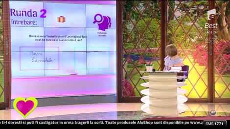 Runda "Psihologia de cuplu": "Dacă ai avea Inelul Arabelei", ce magie ai face cu el de care să se bucure iubitul tău?