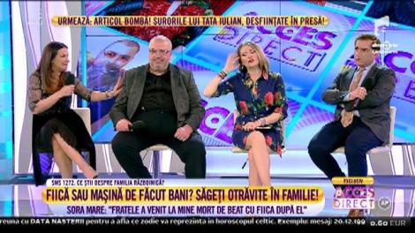 Mătușa Mădălinei, fetița de opt ani: "Fratele a venit la mine mort de beat cu fiica după el"