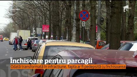 Parcagii riscă închisoarea, pentru că au transformat o problemă urbană într-o sursă de venit!