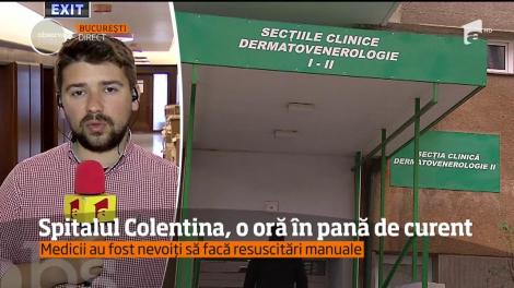 Situaţie gravă la Spitalul Colentina din Capitală