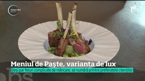 Mielul, într-o combinație atipică pe masa de Paște! Preparatele tradiționale de sărbători au fost reinterpretate de doi chefi din București