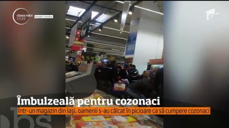 În Iaşi, pentru un cozonac proaspăt, oamenii s-au călcat chiar în picioare