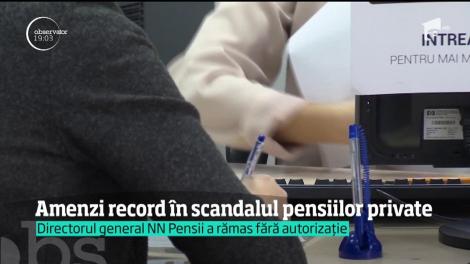 Cel mai mare fond din România de pensii private amendat cu 750 de mii de lei