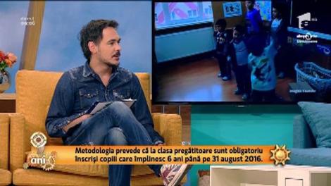 &Icirc;nscrierea la clasa pregătitoare 2017