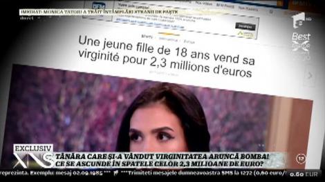 Interviu cu românca de 18 ani care şi-a vândut virginitatea pentru fabuloasa sumă de 2,3 milioane de euro: ”Încă nu mi-au intrat banii în cont”