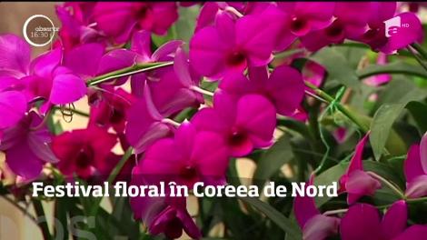 Festivalul floral din Coreea de Nord