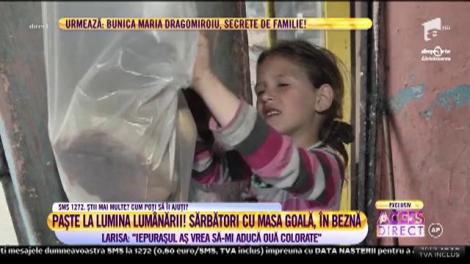 Paște la lumina lumânării! Cinci frați, sărbători cu masa goală, în beznă