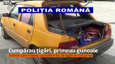 Gunoaie în loc de ţigări! Asta primeau clienţii care cumpărau cartuşe de țigări pe sub mână din pieţele din Galaţi