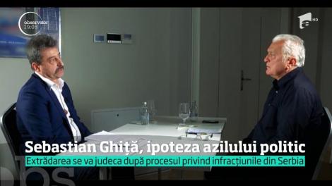 Sebastian Ghiţă, ipoteza azilului politic