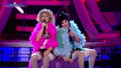 Liviu Vârciu și Andrei Ștefănescu se transformă în Bette Midler & Cher - "Trashy ladies"