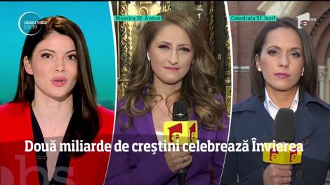 Peste două miliarde de creştini din toată lumea celebrează Învierea Domnului. În acest an, deopotrivă ortodocşii şi catolicii sărbătoresc Paştele