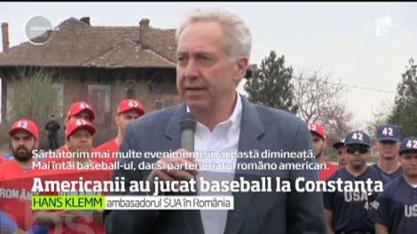 Americanii au jucat baseball la Constanța