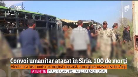 Atac sângeros în Siria! Cel puţin 100 oameni şi-au pierdut viaţa